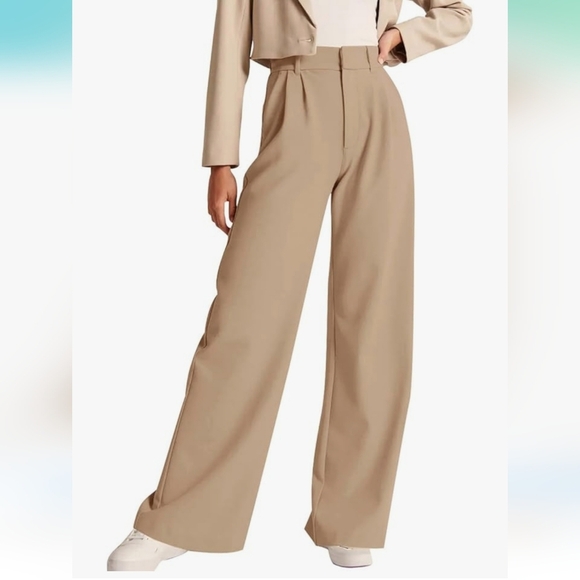 NIMIN High Waisted Women Business Casual Pants. Size Large. - Picture 1 of 13